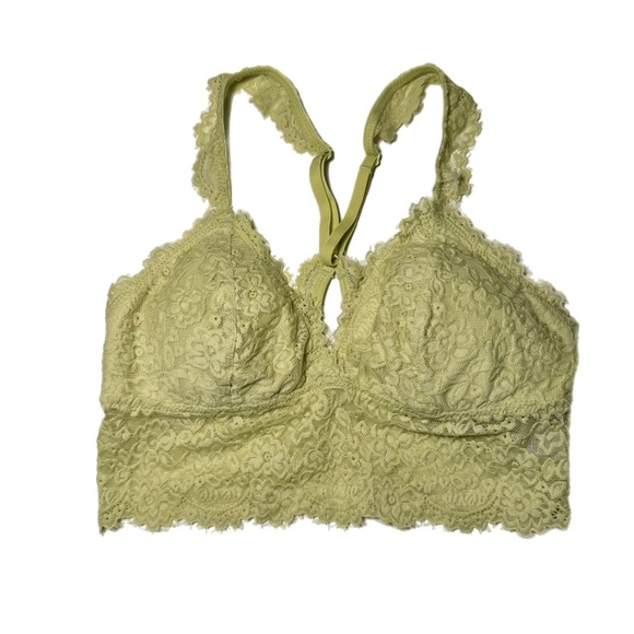 New Aerie Lace Bralette w/adjustable straps & removable pads Lime Green
XS - Picture 1 of 5